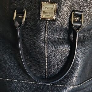 Dooney & Bourke Black Leather Duffel Bag
